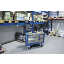 VARIOfit Drahtgitter Vierwandwagen 500 kg Traglast Typ XL + EasySTOP