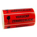 Warnetikett VORSICHT ZERBRECHLICH 150 x 50 mm-1