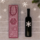 Geschenktüte Snowflake für 1 Flasche 100 x 85 x 360 mm-2