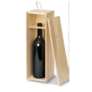 Holzkiste Rustikal für 1 Flasche 410 x 115 x 115 mm-1