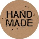 Etikett "Handmade" 65 mm