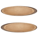 Dekoplatte Oval in Baumscheibe/Natur 300 x 200 x 4 mm-1