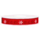 Geschenkband Ho Ho Ho Rot 15 mm x 20 m