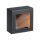 Geschenkbox mit Sichtfenster 198 x 190 x 99 mm (anthrazit)